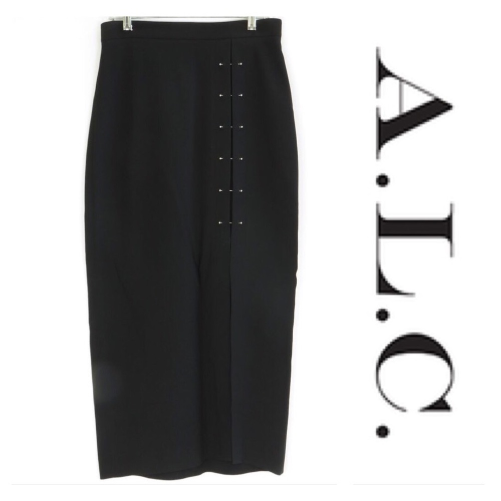A.L.C pinned slit skirt